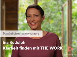 Ina Rudolph im Online-Kurs "Klarheit finden mit THE WORK"